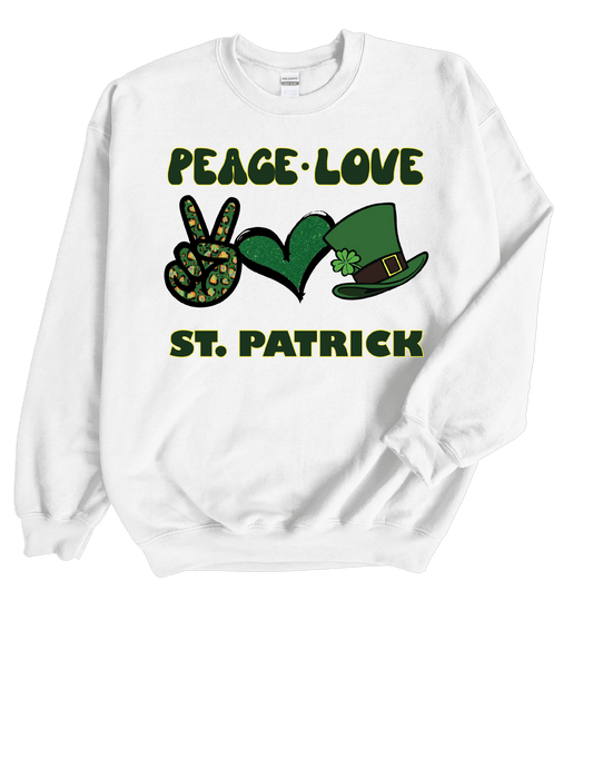 Peace Love St. Patrick Sweatshirt